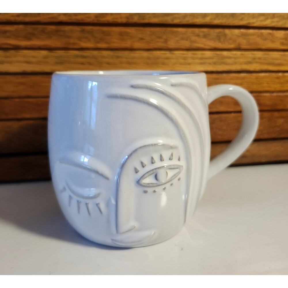 Starbucks 3D Winking Mermaid Tail Anniversary Siren Coffee Mug Cup Embossed 2013